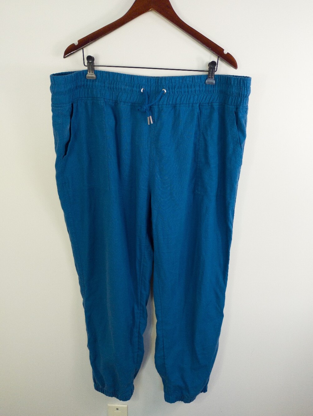 Willit Linen Cotton High Rise Joggers Size 3XL